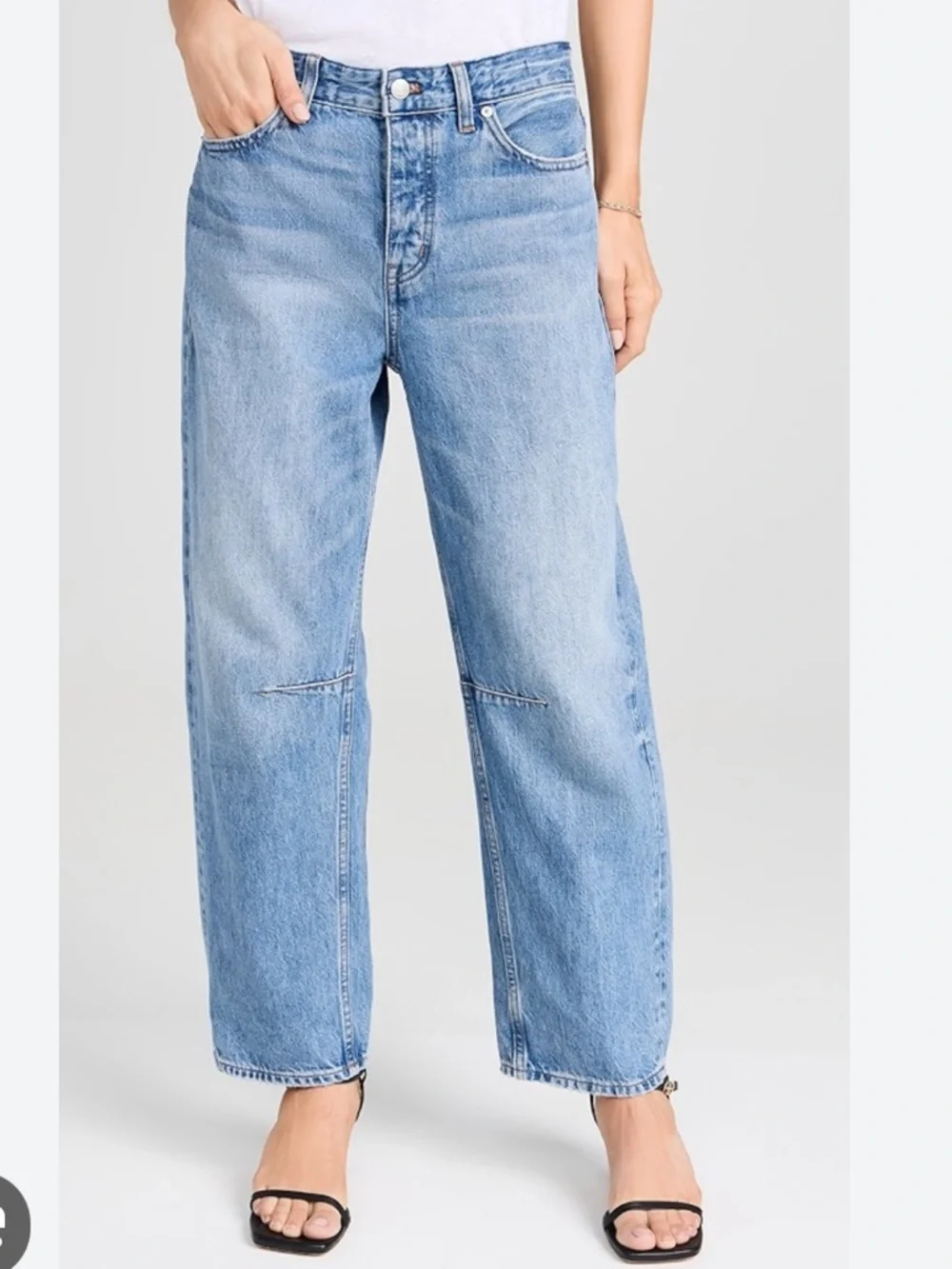 Madewell Light Blue Straight-Leg Jeans - Picture 4 of 10